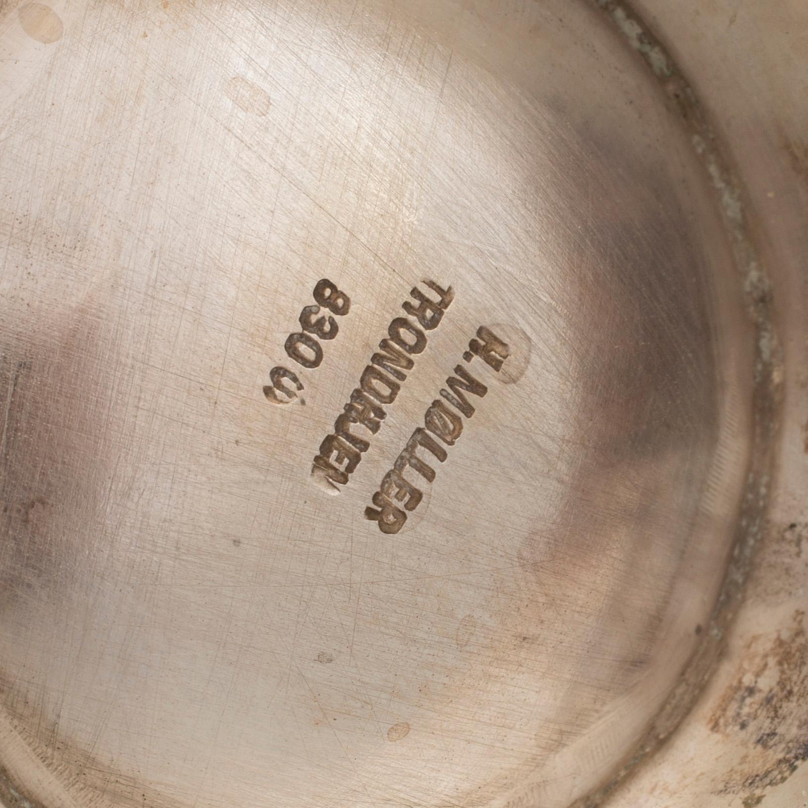 A 4 p, Silverware, including H Moller, Trondheim, Norway, 20th century.