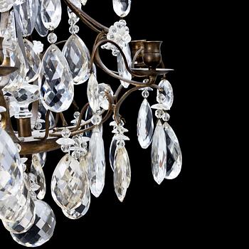 A Rococo Style Chandelier, first half of the 20th Century.