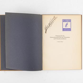 Books about clocks and watchmaking – 4 vols.