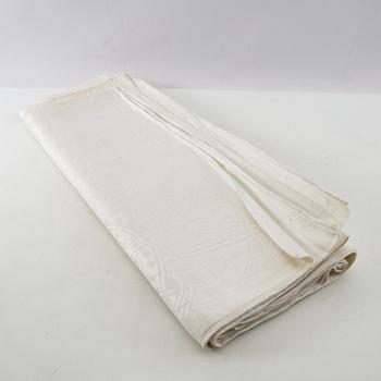 Tablecloths 4 pcs early/mid 20th century damask.