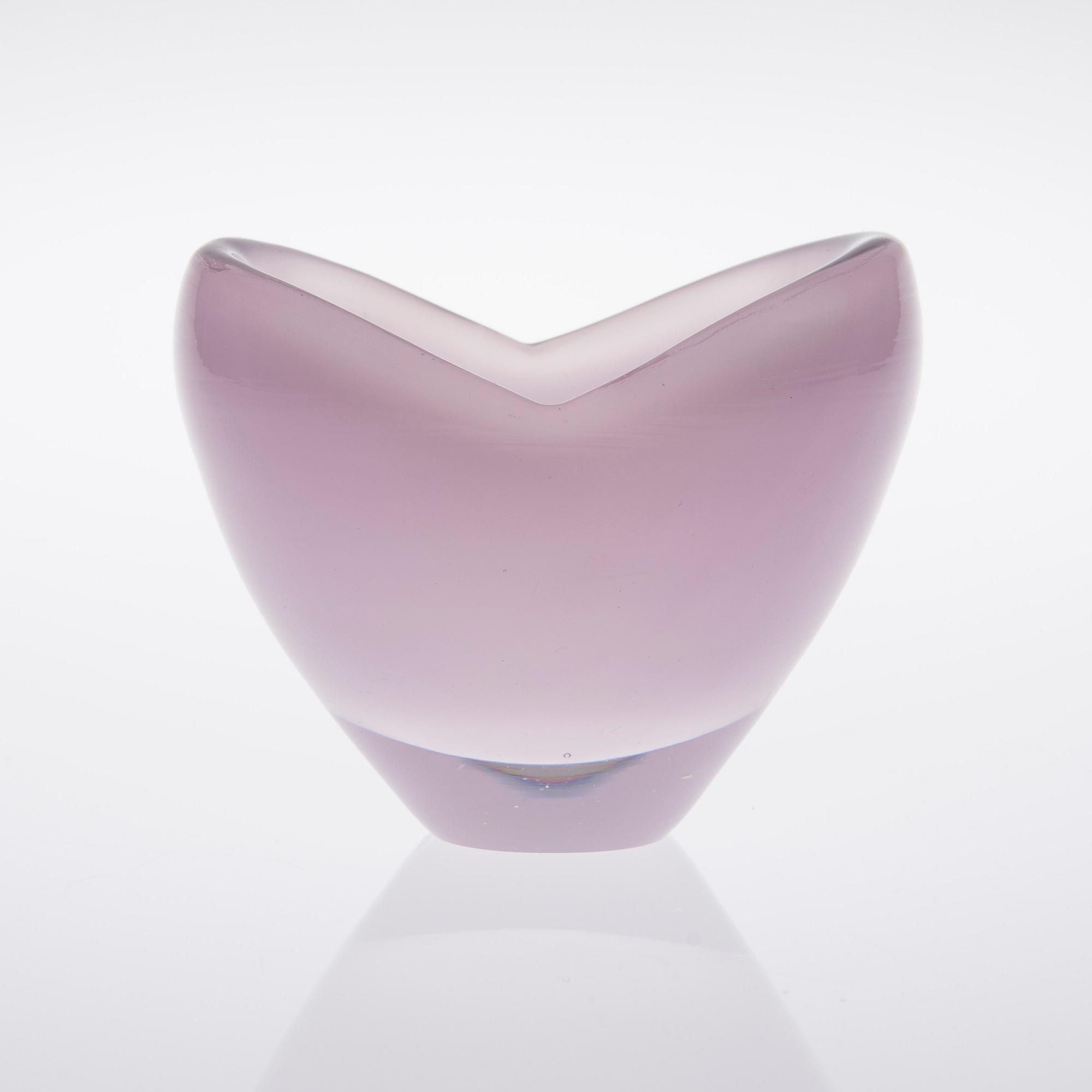 SKÅL, glas, "Hauen leuat" 3111, signerad K. Franck Iittala.