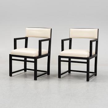 Antonio Citterio, six 'Simplice' armchairs, Maxalto, B&B Italia.