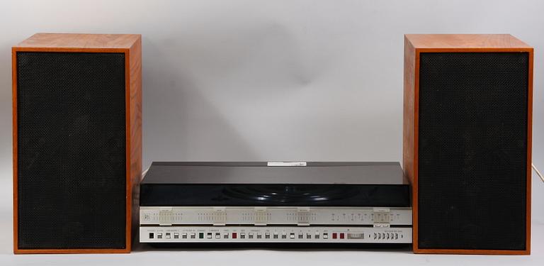 STEREO MED HÖGTALARE, 3 delar, Bang & Olufsen. Tidigt 1970-tal.