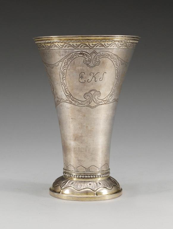 BÄGARE, silver. Erik Lemon, Uppsala 1797.