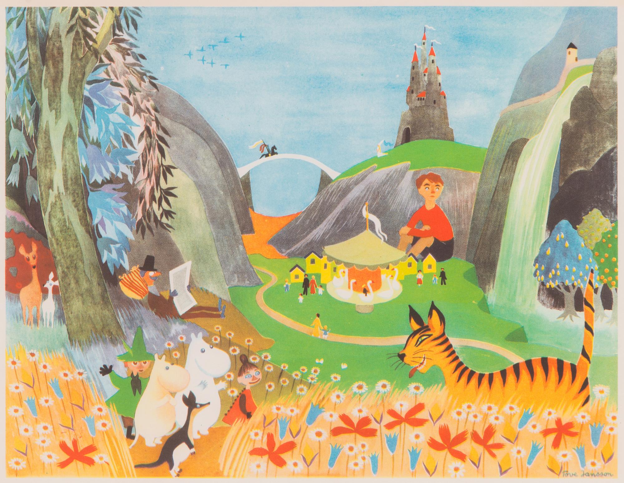 Tove Jansson, juliste, ”Karusellijuhla".