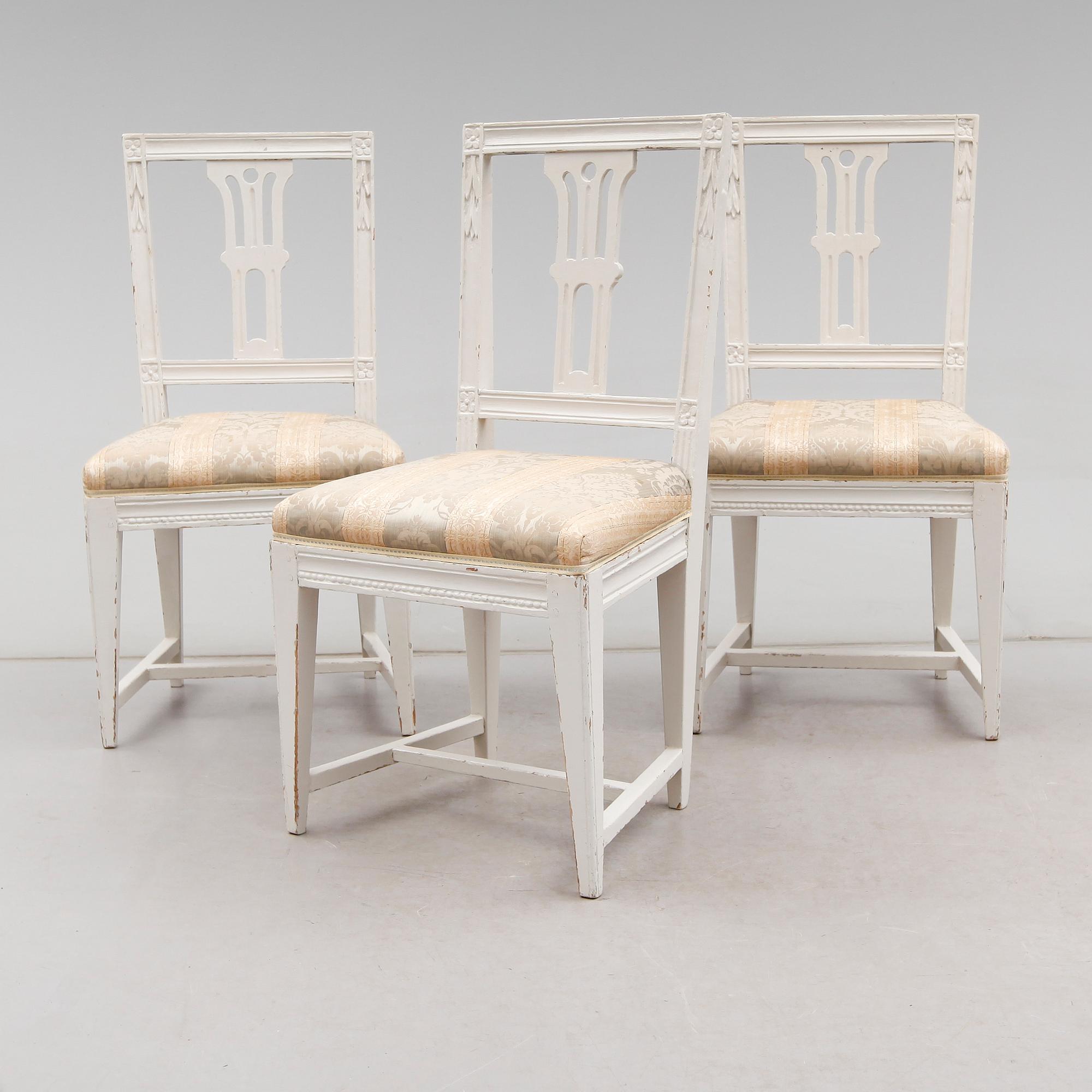 STOLAR, 3 st, sengustavianska, 1800-talets början.