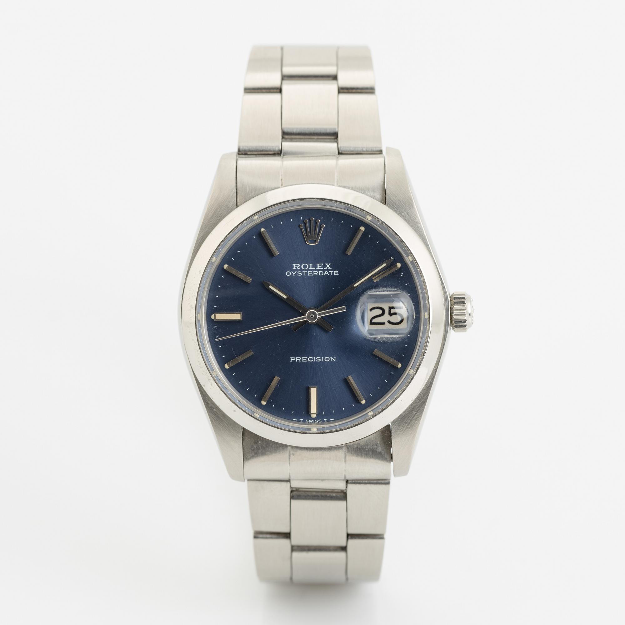 Rolex, Oysterdate, Precision, wristwatch, 35 mm.