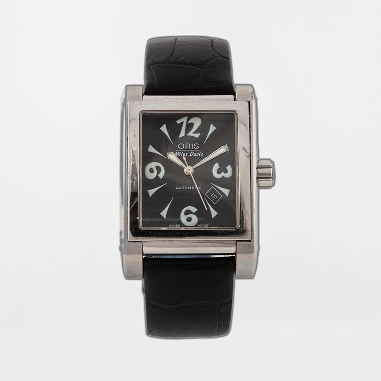 ORIS, Miles Davis, wristwatch, 30,5x36 mm.