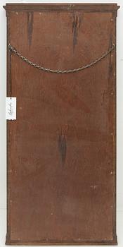 Hall furniture consisting of a chest of drawers and a mirror, first half of the 20th Century.