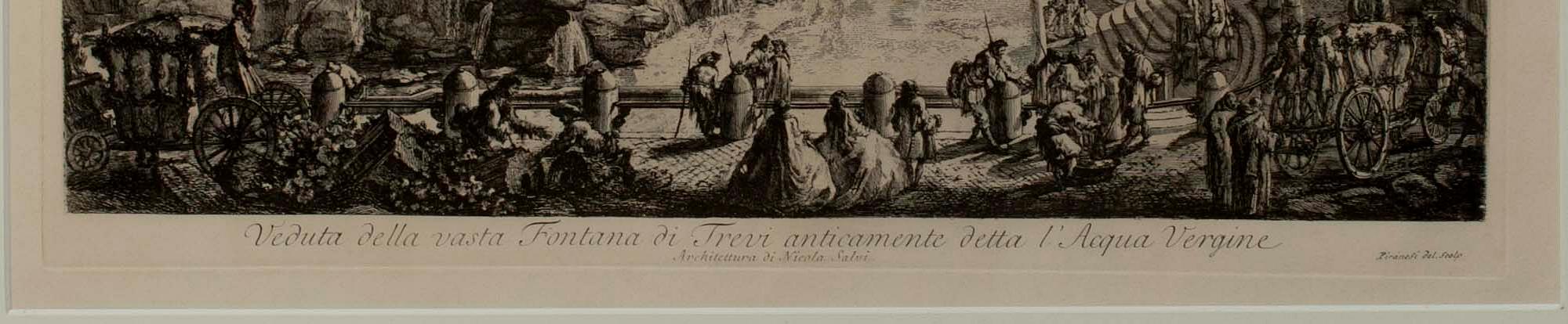 GIOVANNI BATTISTA PIRANESI (ITALIEN), kopparstick, senare avdrag.