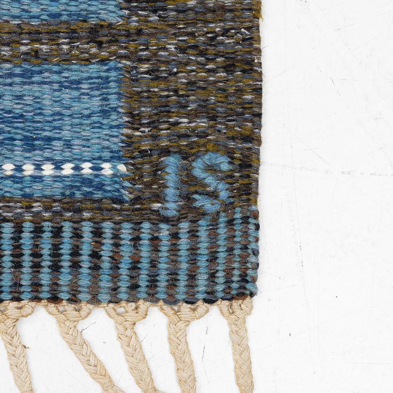 Ingegerd Silow, matta, rölakan, "Örbyhus", signerad IS, komponerad 1970, ca. 225 x 165 cm.