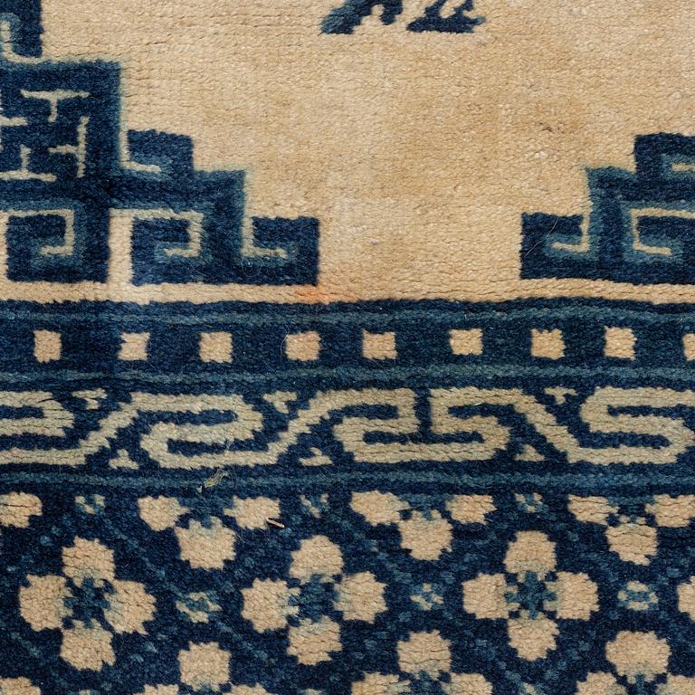 Two Baotou rugs, China, c. 112 x 62 and 165 x 78 cm.