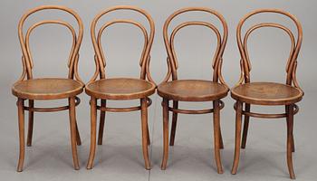 STOLAR, 8 st, Thonet, 1900-talets första hälft.