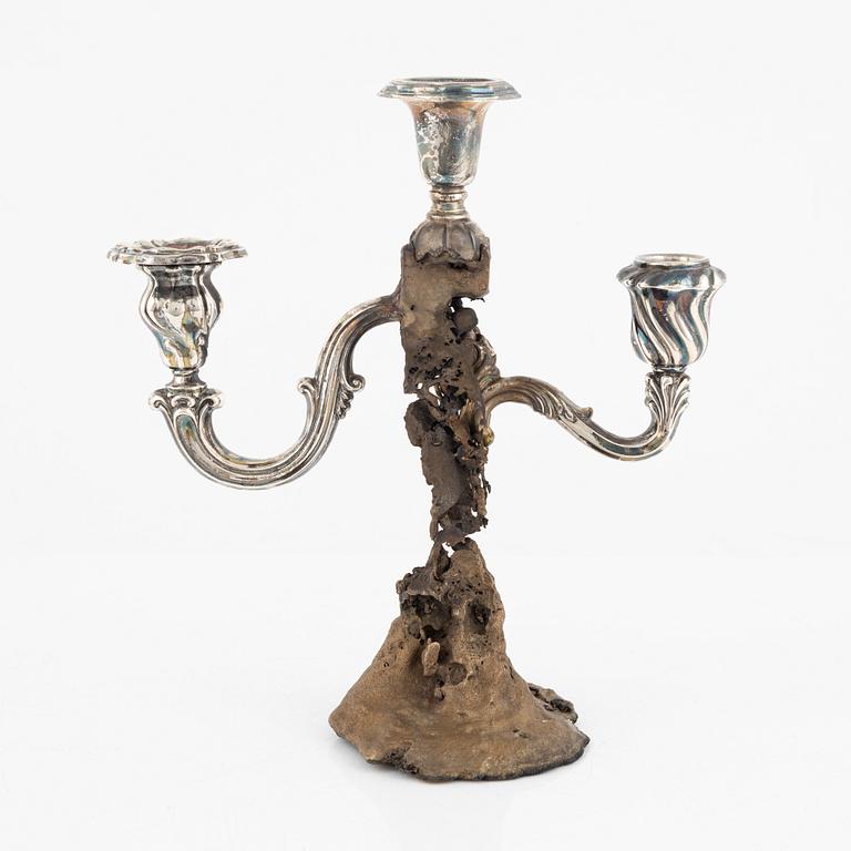 Olle Olls, a candelabra/light object, 2021.