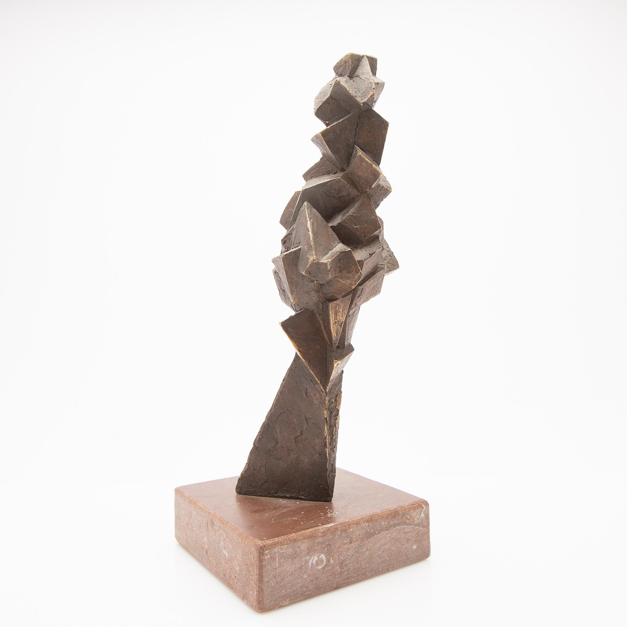 Wolfram Beck, skulptur, brons.