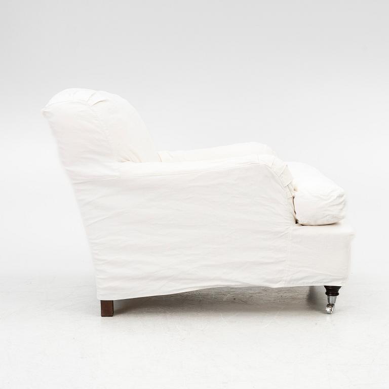 A Howard model armchair, contemporary.