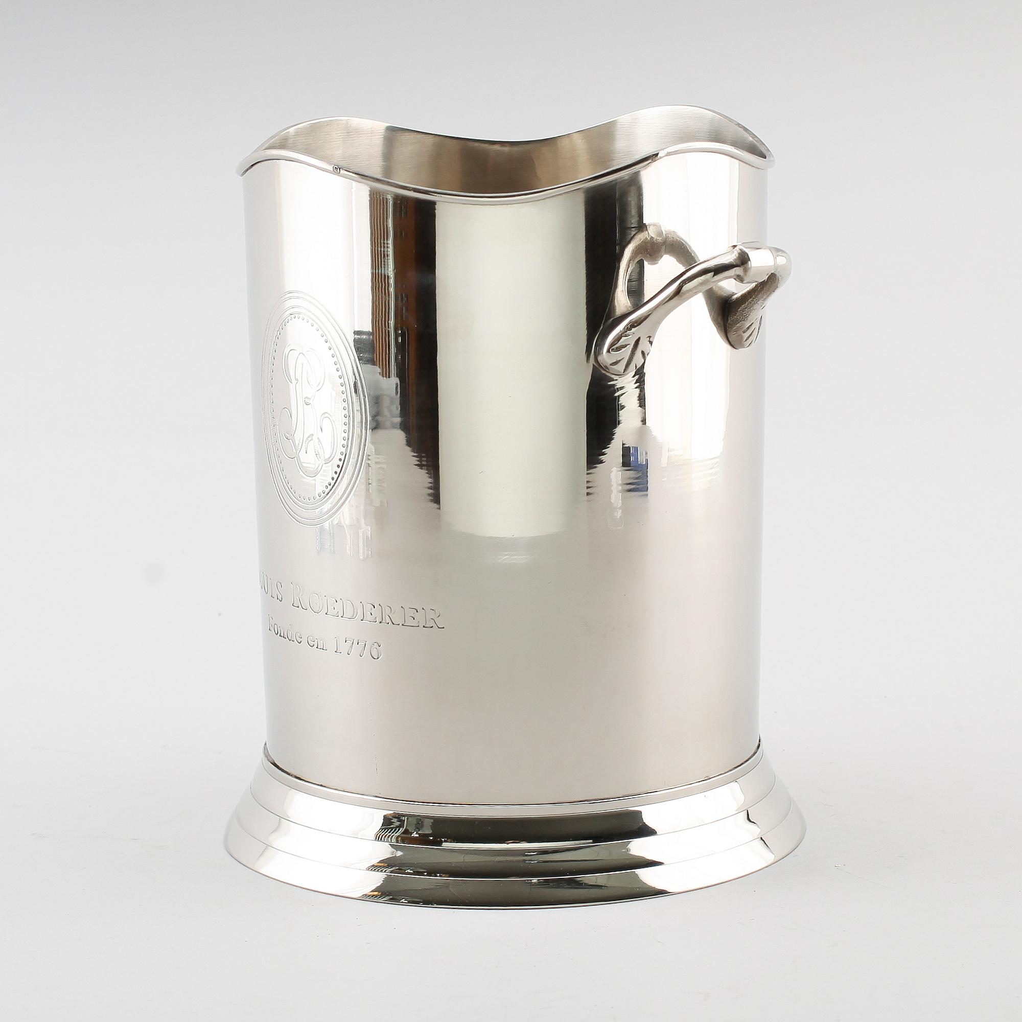 CHAMPAGNEKYLARE, nysilver, Louis Roederer, 1900-talets andra hälft.
