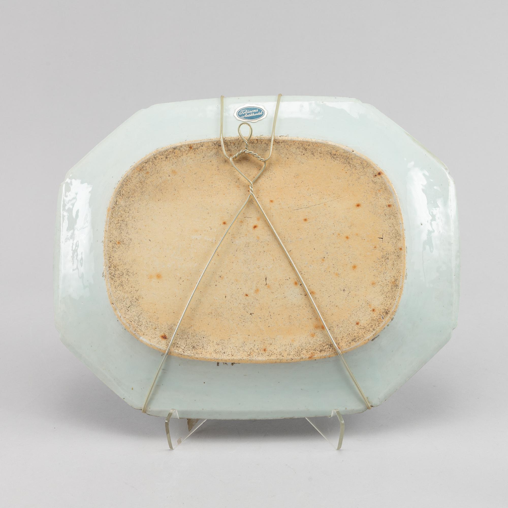 Two blue and white serving dishes, Qing dynasty, Qianlong (1736-95).