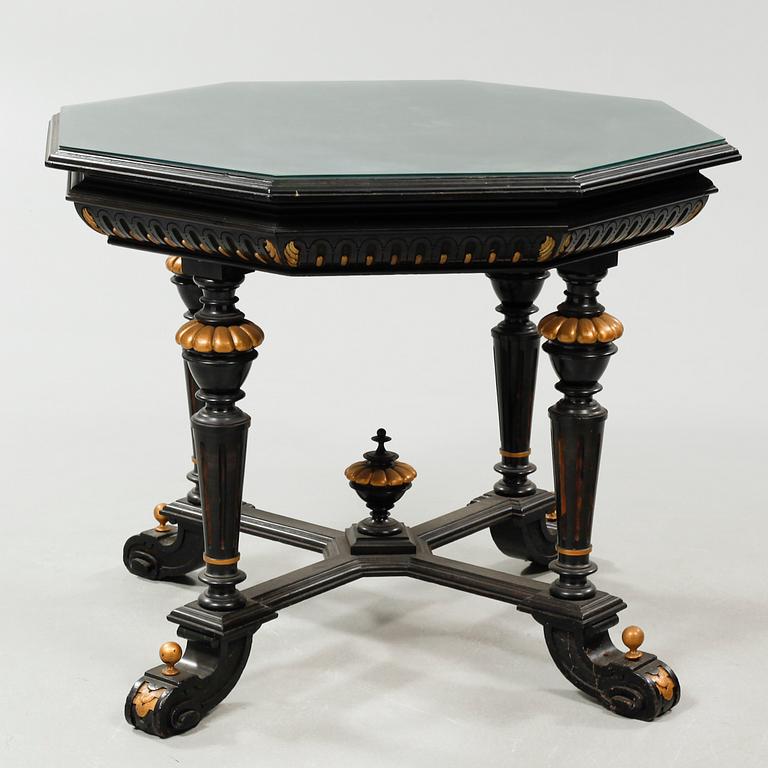 Nine items in Neo Renaissance style, late 19th century.