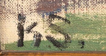 Karl Holger Jacob Schou, a signed oil on canvas.