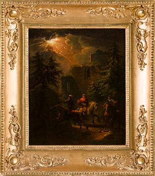 Alexander Lauréus, Ratsastajat ja salamanisku.