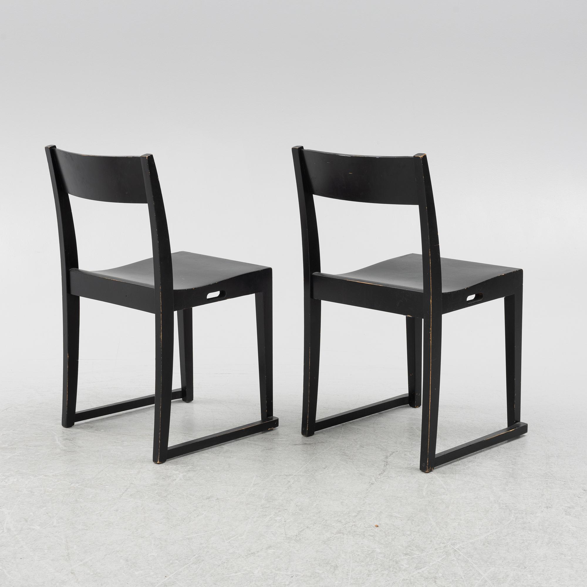 Sven Markelius, "The Orchestra Chair" 10 pcs, mid-20th century.