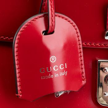 GUCCI, "Calfskin Bambu Medium Lady Lock Top Handle", väska.