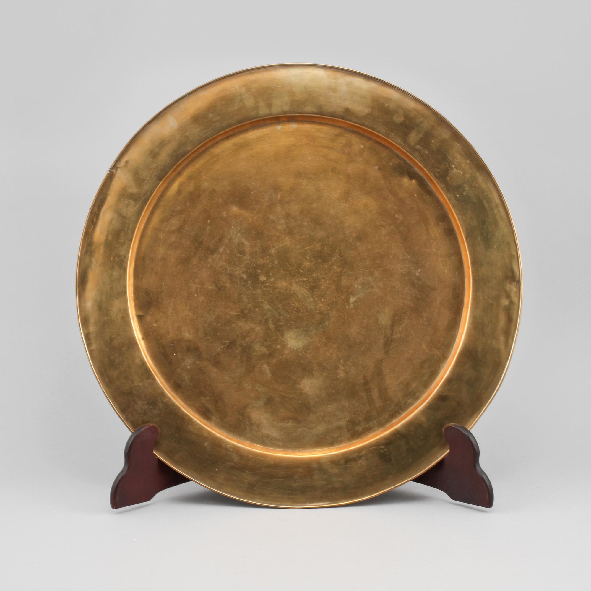 BRICKA, mässing, 1800-tal.