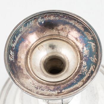 A Swedish Silver Footed Bowl, mark of GAB, Stockholm 1925.