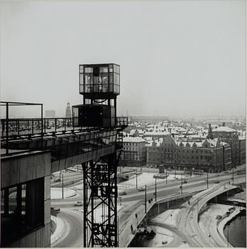 Åke Lange, "Katarinahissen 1950s".