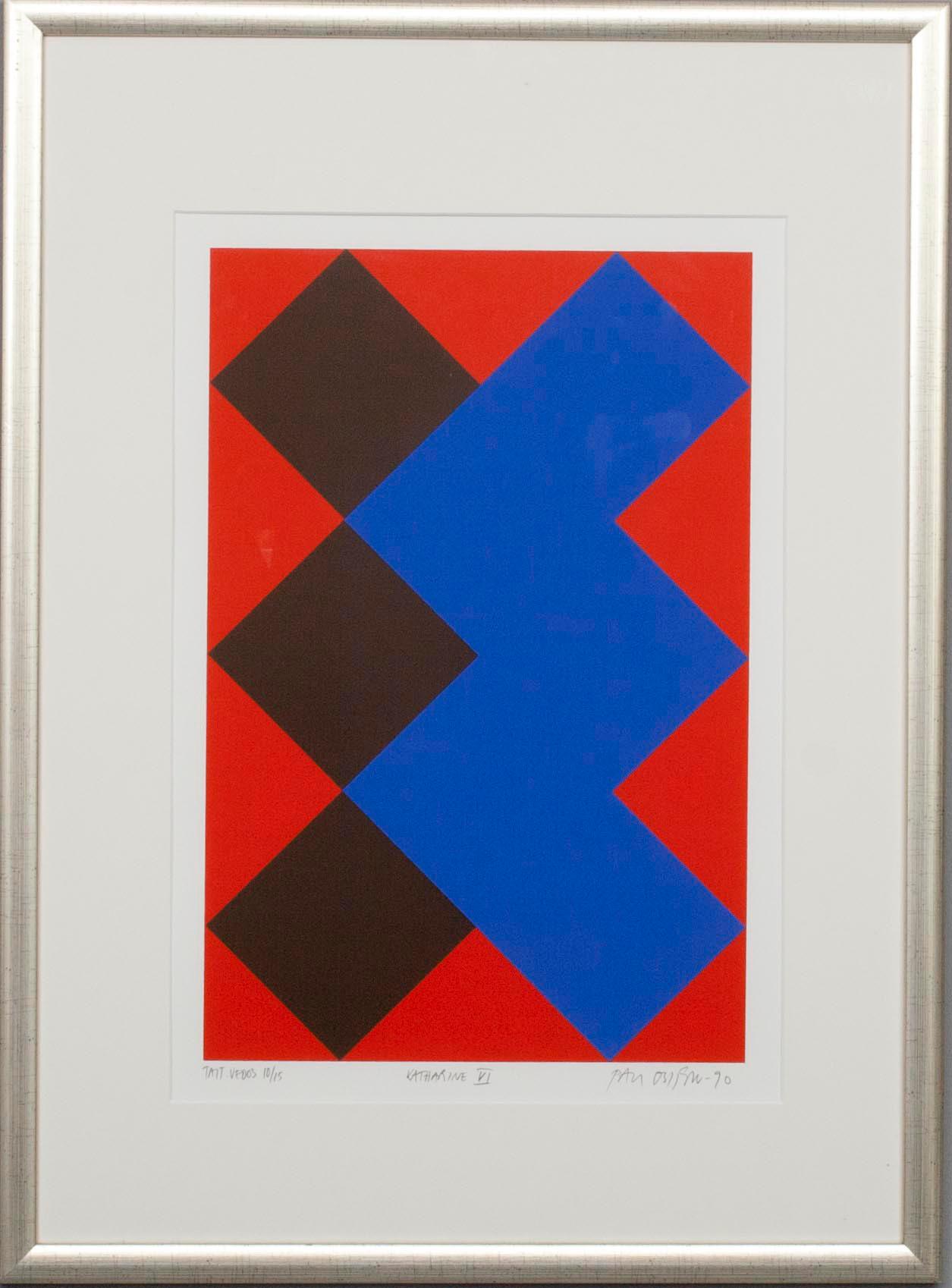 PAUL OSIPOW, serigrafi, numrerad Tait.vedos (konstnärens avdrag) 10/15, signerad och daterad -90.