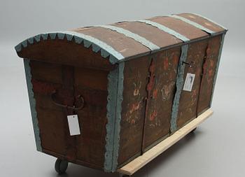 KISTA, allmoge, målad datering 1817.