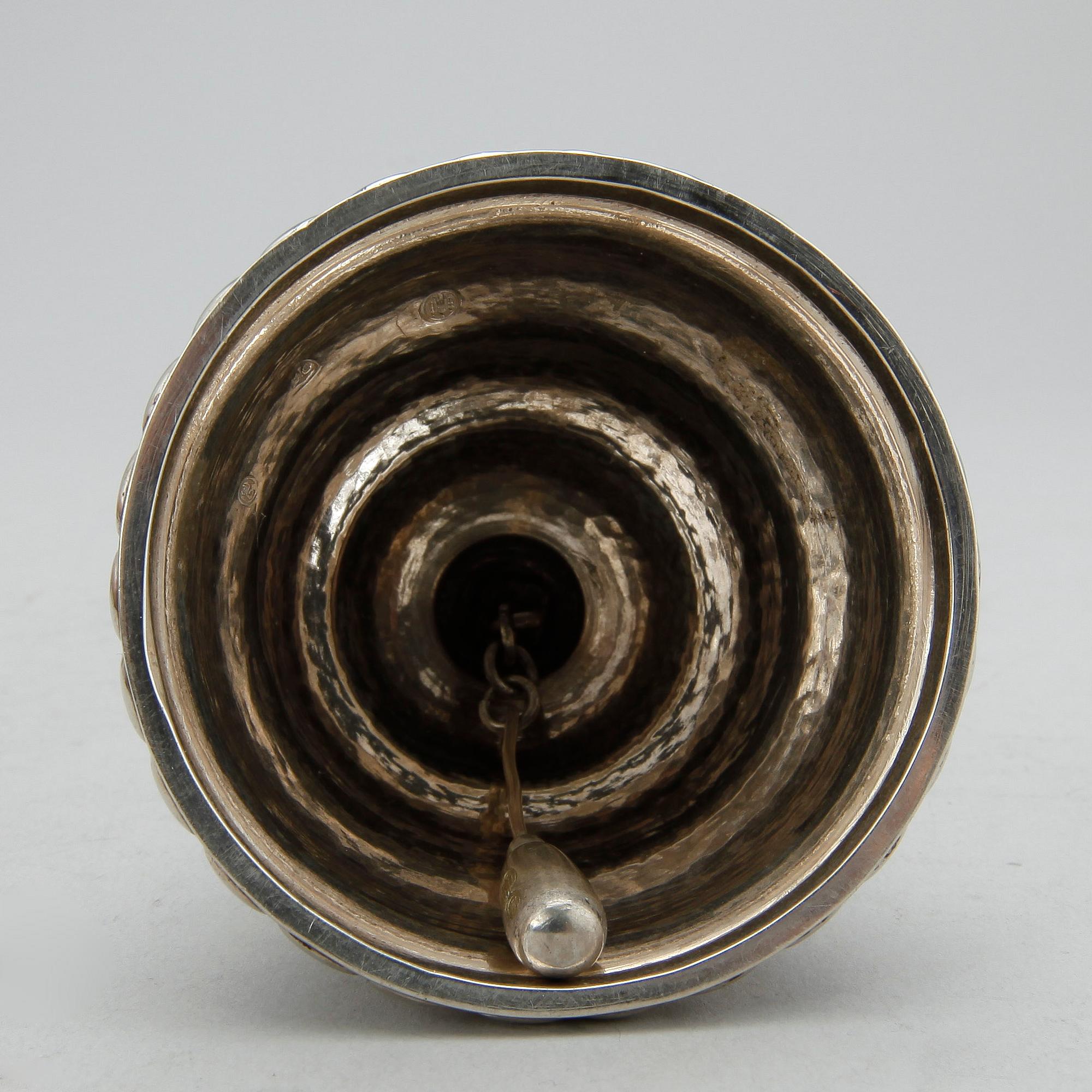 BORDSPINGLA, silver, Danmark 1916. Tot ca 75 gram.