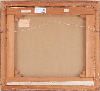 OSKAR BERGMAN, tillskr, olja på duk, ej sign.