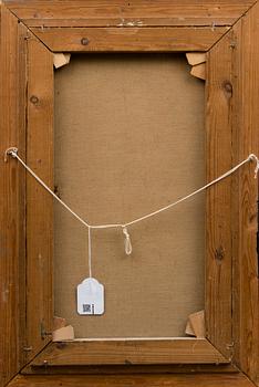 RURIK LINDQUIST, öljy kankaalle, signeerattu ja päivätty 1907.