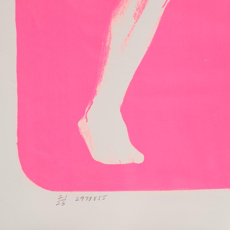 Jonathan Borofsky, screenprint in colours, 1986. Signed and numbered 21/28 (2978855).