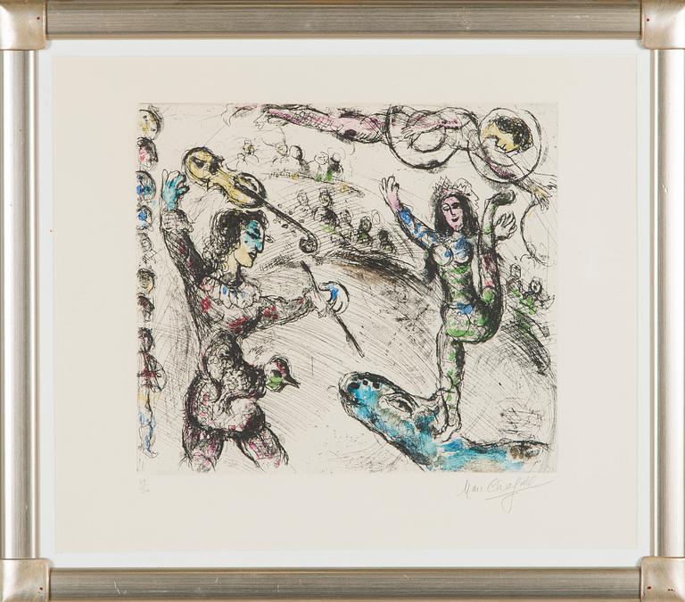 Marc Chagall, 'Acrobate et Violiniste'.