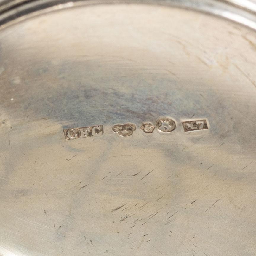 Six silver vodka cups, in the form of three detachable barrels, including mark of CF Carlman, Stockholm 1924.