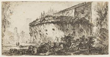 Giovanni Battista Piranesi, etching.