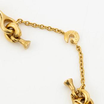 An Ole Lynggaard long necklace 18K gold.