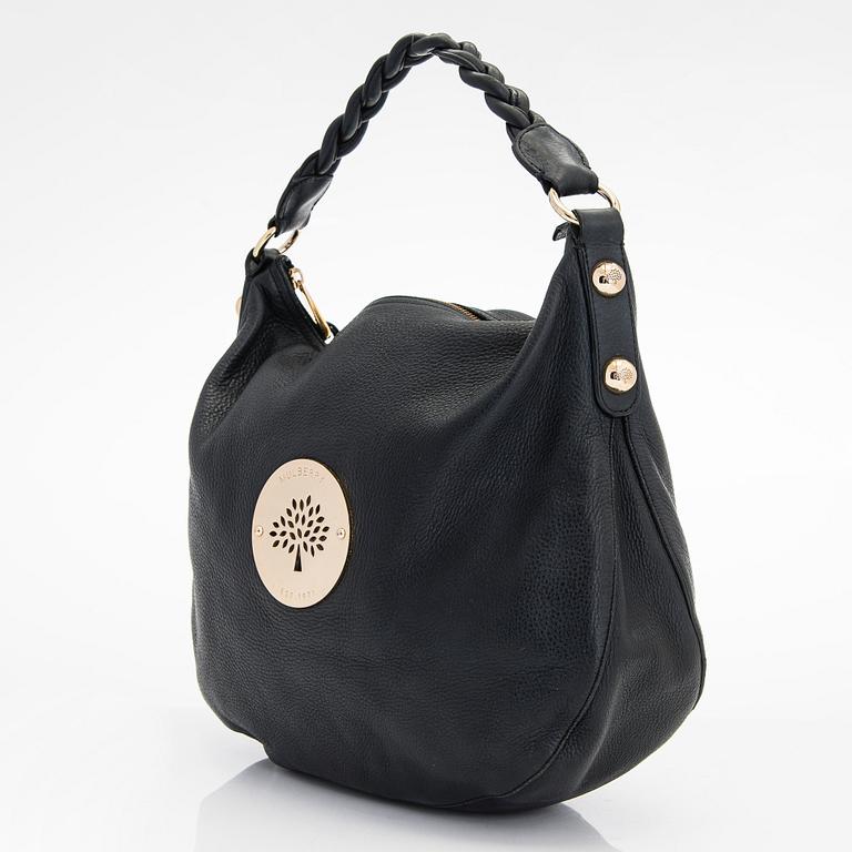 Mulberry, a black leather 'Daria' hobo bag.