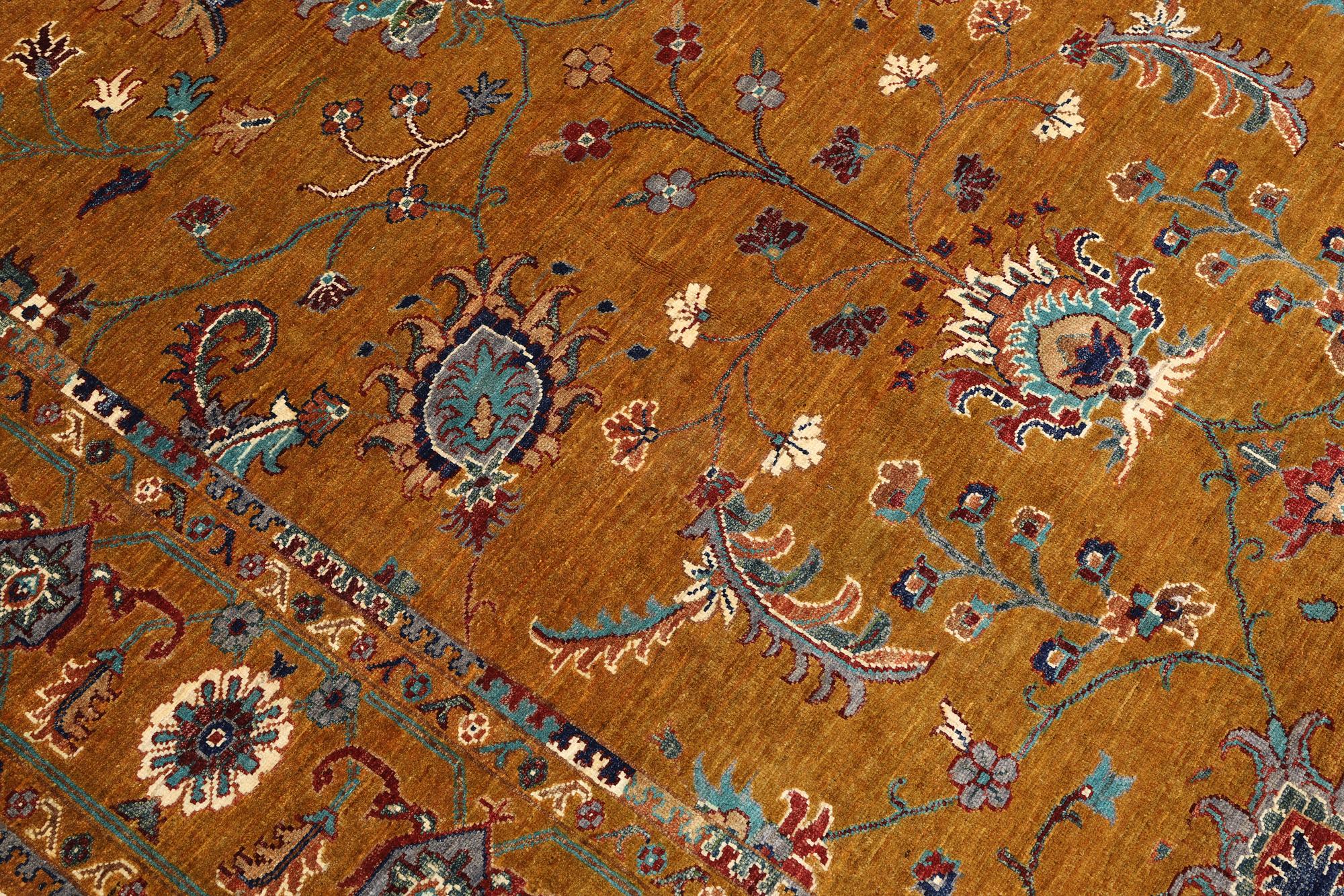 A rug, Ziegler design, approx. 245 x 182 cm.