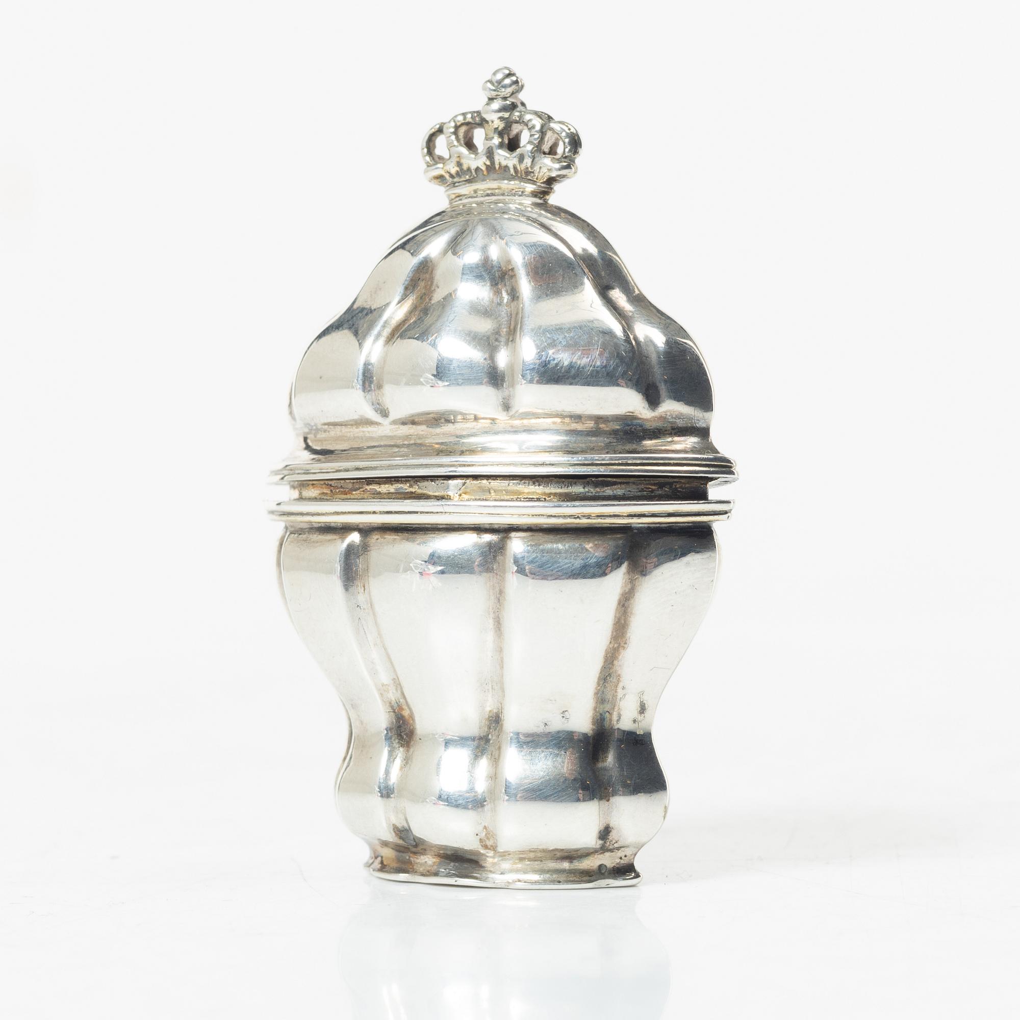 Rokoko, A Swedish silver box, mark of Lars Engström, Malmö, active 1753-1759 (1761).