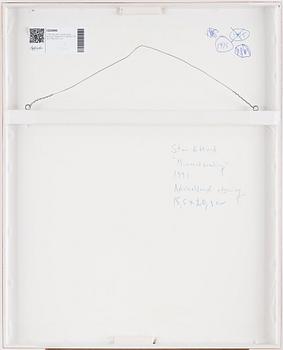 Sten Eklund, akvarellerad etsning, signerad och daterad 1991, numrerad 4/10.