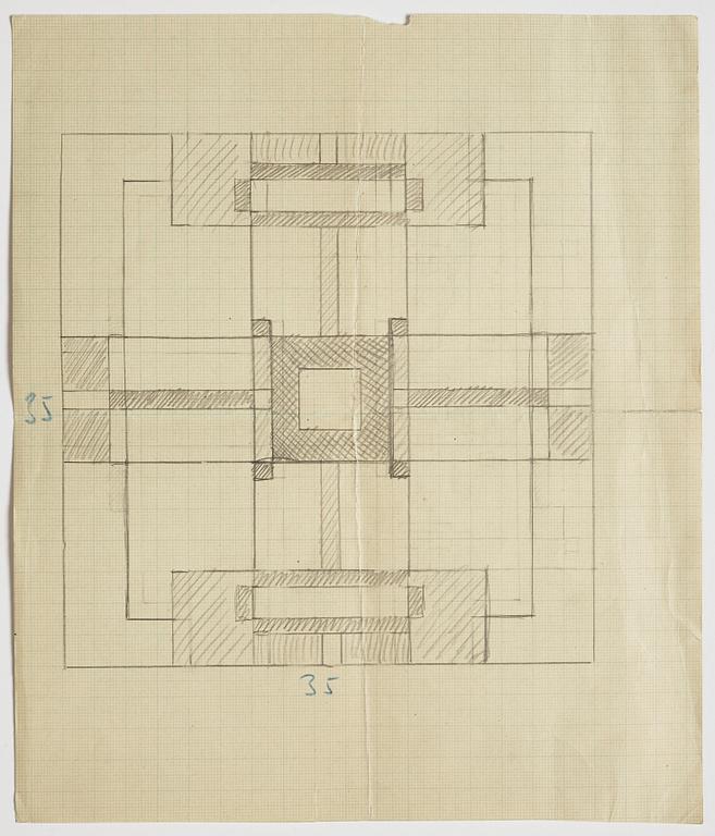 GÖSTA ADRIAN-NILSSON, sketchpad, 1920/30's, by the artist's own hand inscribed GAN with indian ink on the cover.