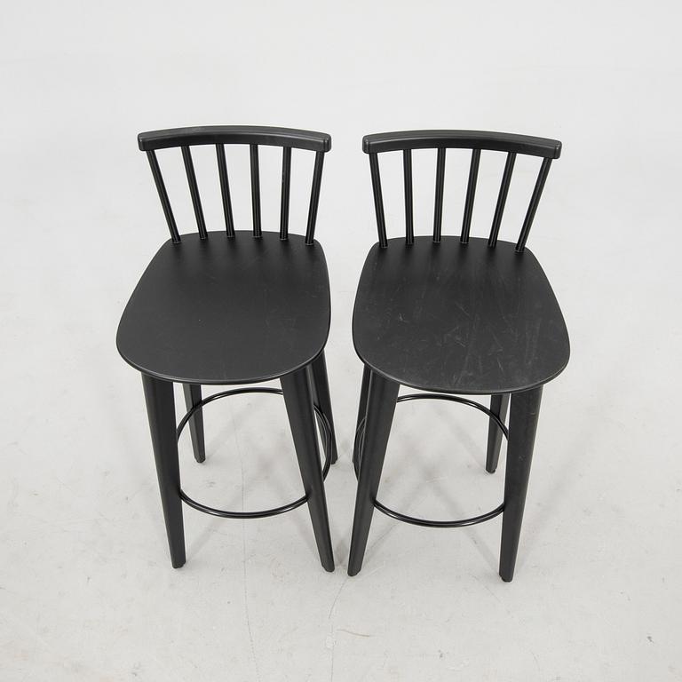 Ingrid & Olle Wingård, a pair of bar stools for Minus 10.