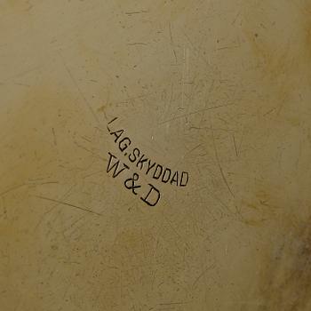 MANSCHETTKNAPPSASK, "Originell", Widerholm och Dahlberg, Eskilstuna, 1920-/30-tal.