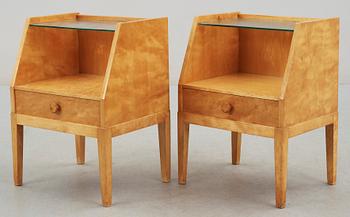 NATTDUKSBORD, ett par, 1940-tal.