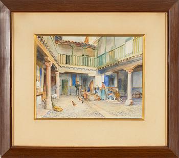 Ellen Jolin, Courtyard, Toledo.