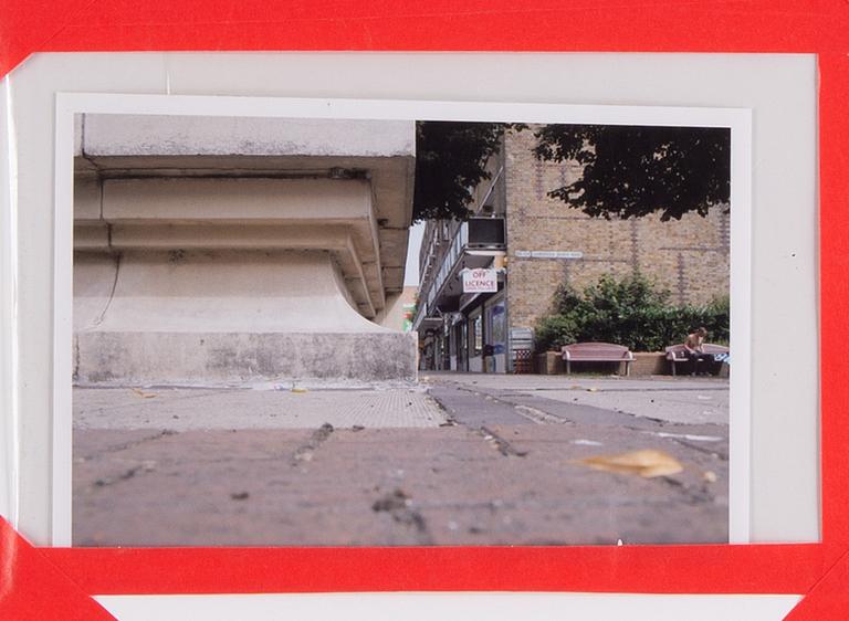 Slinkachu, photograph signed and dated 08 and numbered 5/5.